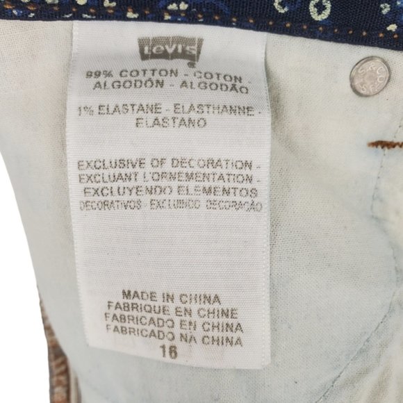 Levi's The Original Jean Perfect Waist Boot Cut 525 Jean High-Rise Plus size 16 - Picture 14 of 16